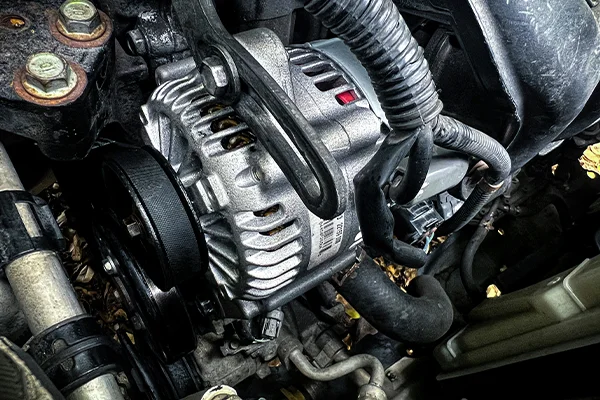 Alternator in  engine bay